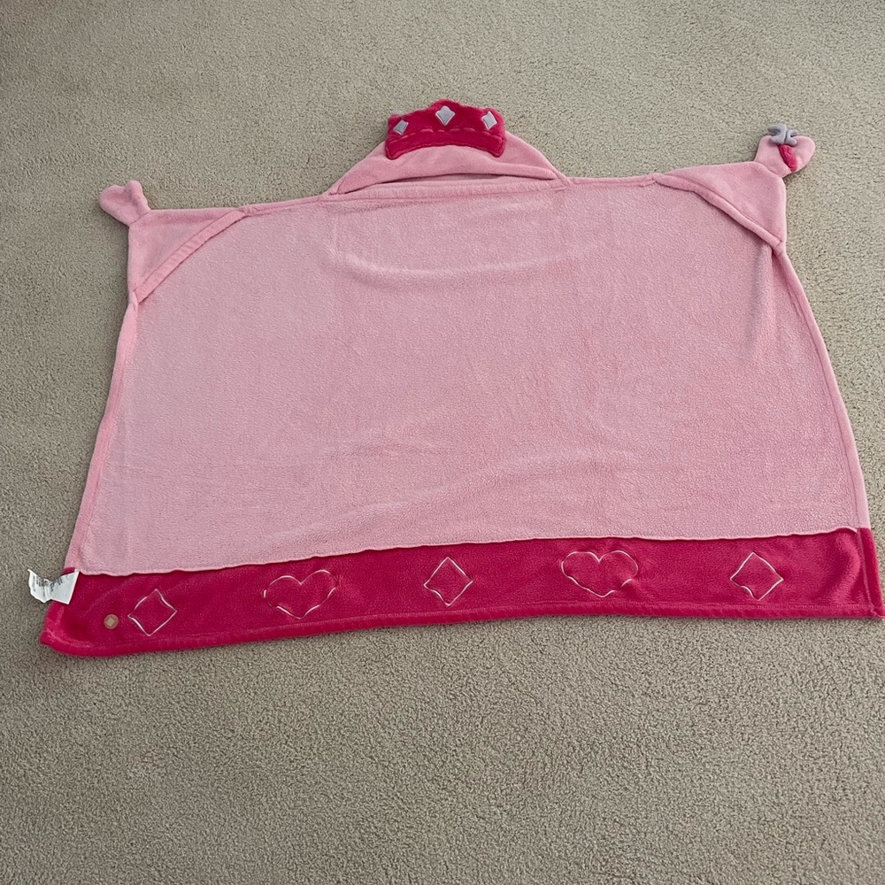 NEW Kids pink princess bath towel